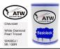 Preview: Chevrolet, White Diamond Pearl Tricoat, WA800J / 98 / GBN: 500ml Lackdose, von ATW Autoteile West.